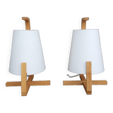 Pair of bedside lamps