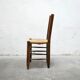 Antique mulched wooden country chair
