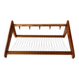 Midcentury wooden design wall coat rack by ÚLUV - Czechoslovakia, 1960s