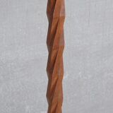 Turned Wooden Mid-Century French Floor Lamp