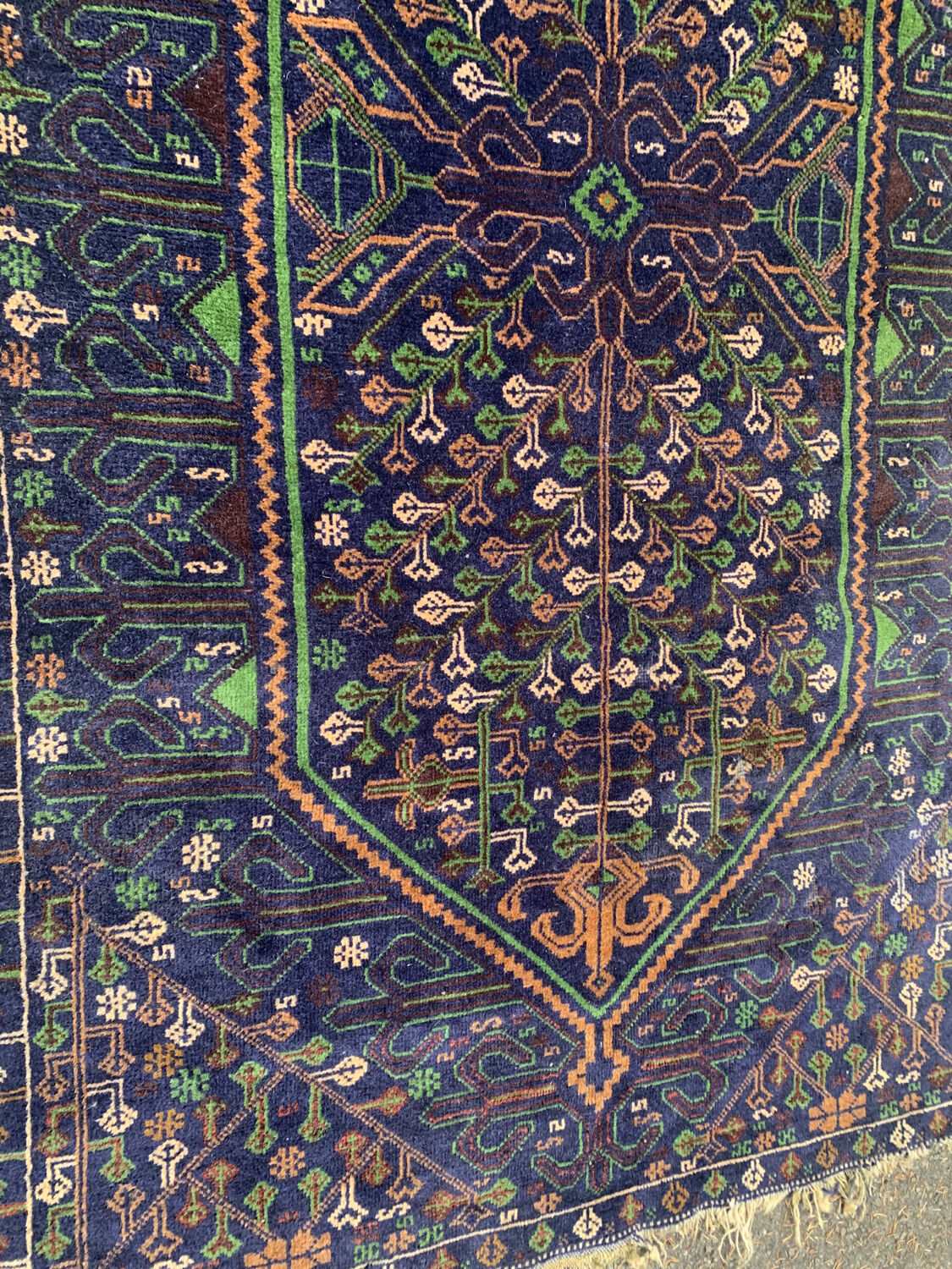 Old oriental carpets