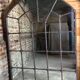 Mirror arched in wrought iron 180x137cm