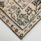 Tapis oriental vintage vert et crème 5x8 157x235 cm SK 24776