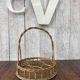 Vintage wicker basket