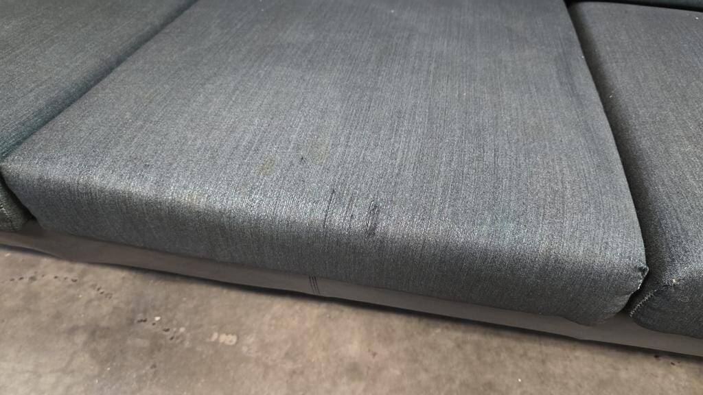 Vintage 70s armchair / sofa / couch with chrome frame