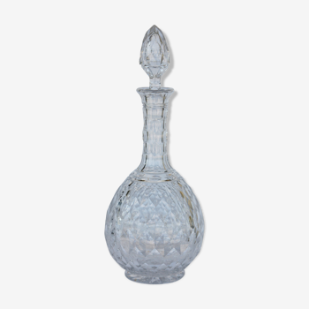 Carafe à vin en cristal taillé de Baccarat modèle Juvisy