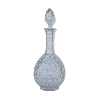 Carafe à vin en cristal taillé de Baccarat modèle Juvisy