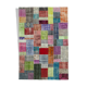 Handwoven Turkish Contemporary 203 cm x 301 cm Multicolor Patchwork Carpet