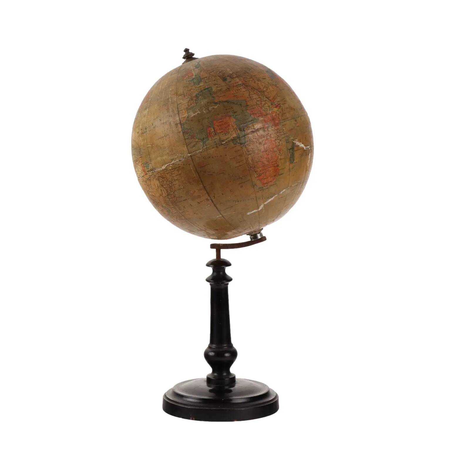 Globe terrestre G. Gussoni, E. Pini, Milan, Italie, XXe siècle