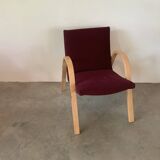 Chauffeuse vintage de 1959 Baumann 280 Restaurée Amara couleur Aubergine