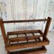 Old wooden bottle holder
