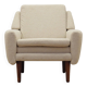 Cream armchair, Danish design, 1970s, production: Denmark
