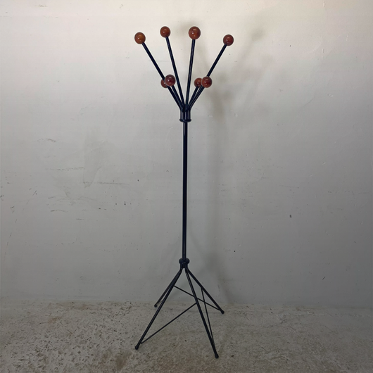 IRON STANDING COAT RACK