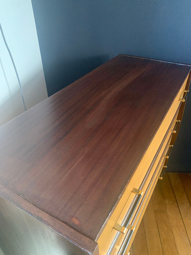 Vintage dresser compass feet