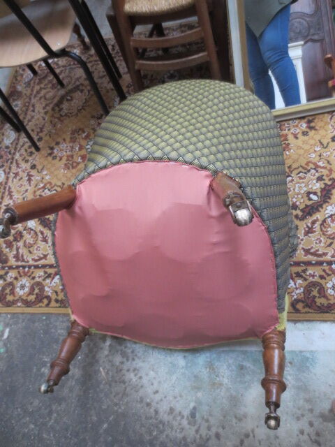 Paire de fauteuils style Napoléon III revisité