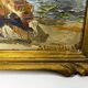 Oil painting on wooden panel, beautiful southern landscape