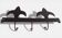 Antique French Provincial Wrought Iron Coat or Hat Rack with Fleur-de-Lis