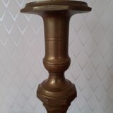 Brass candlestick lamp foot