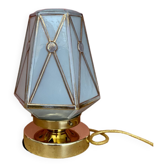Vintage art deco globe table lamp