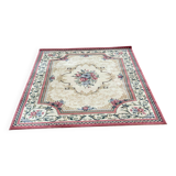 Persian rug in virgin wool, red beige velvet, 200x170 Saint Maclou