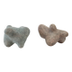 Pair of ceramic sculptures
