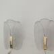 Wall sconces by Carl Fagerlund for Orrefors 1970s