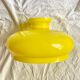 Large vintage yellow opaline pendant lampshade