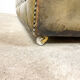 Old vintage leather chesterfield sofa
