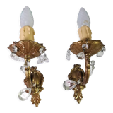 Louis XVI style bronze sconces