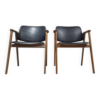 Pair of armchairs by Cees Braakman for Pastoe 1960