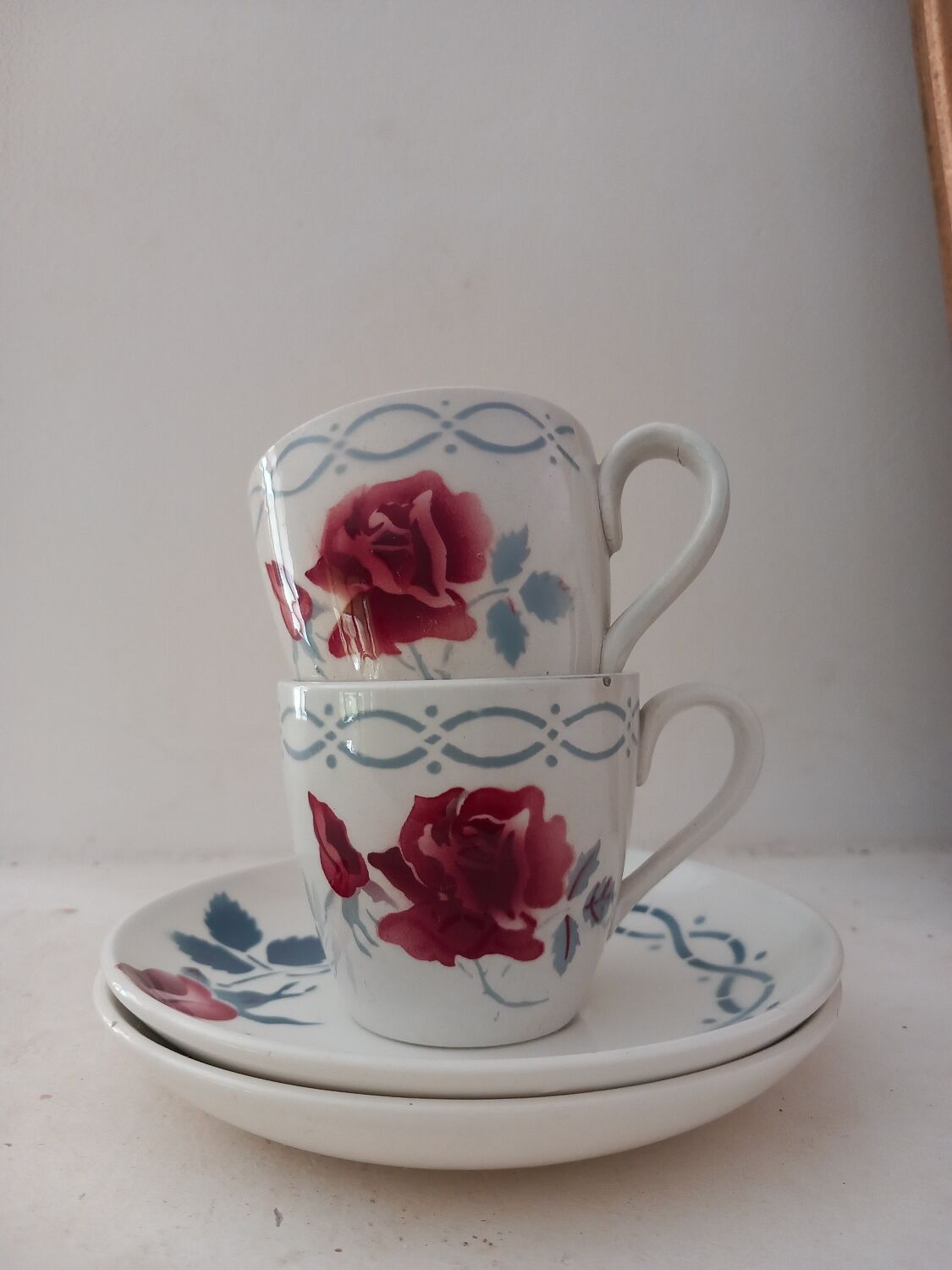 Digoin Sarreguemines Cups