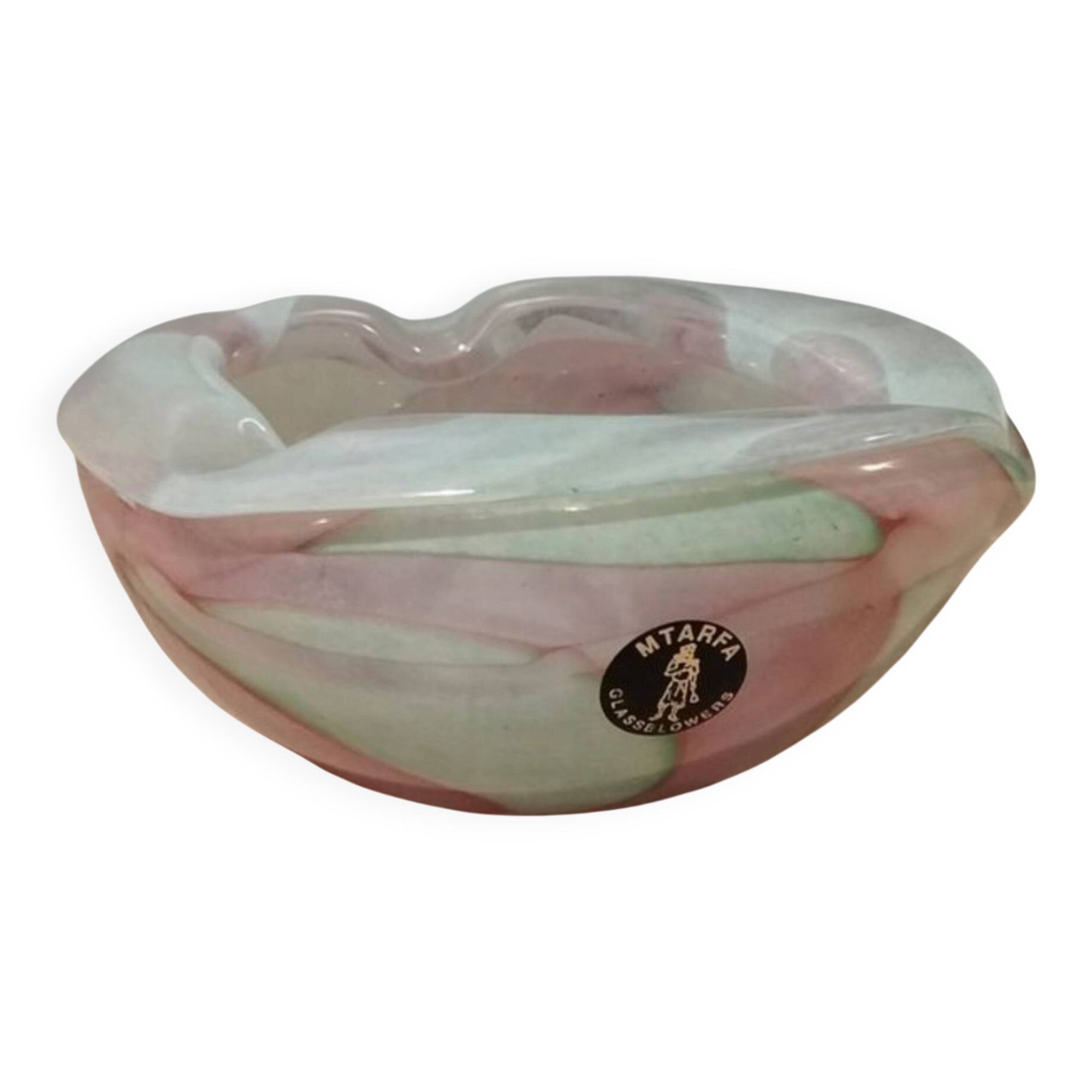 Blown glass catchall