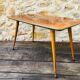 Vintage blond wood coffee table, Circa 60
