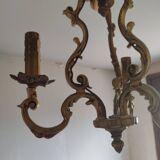 3-light cage chandelier