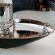 Vintage sailboat lamp 1970 chrome
