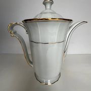 Cafetière en porcelaine blanche de Limoges