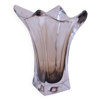 Vase de murano en verre soufflé, italie 1970