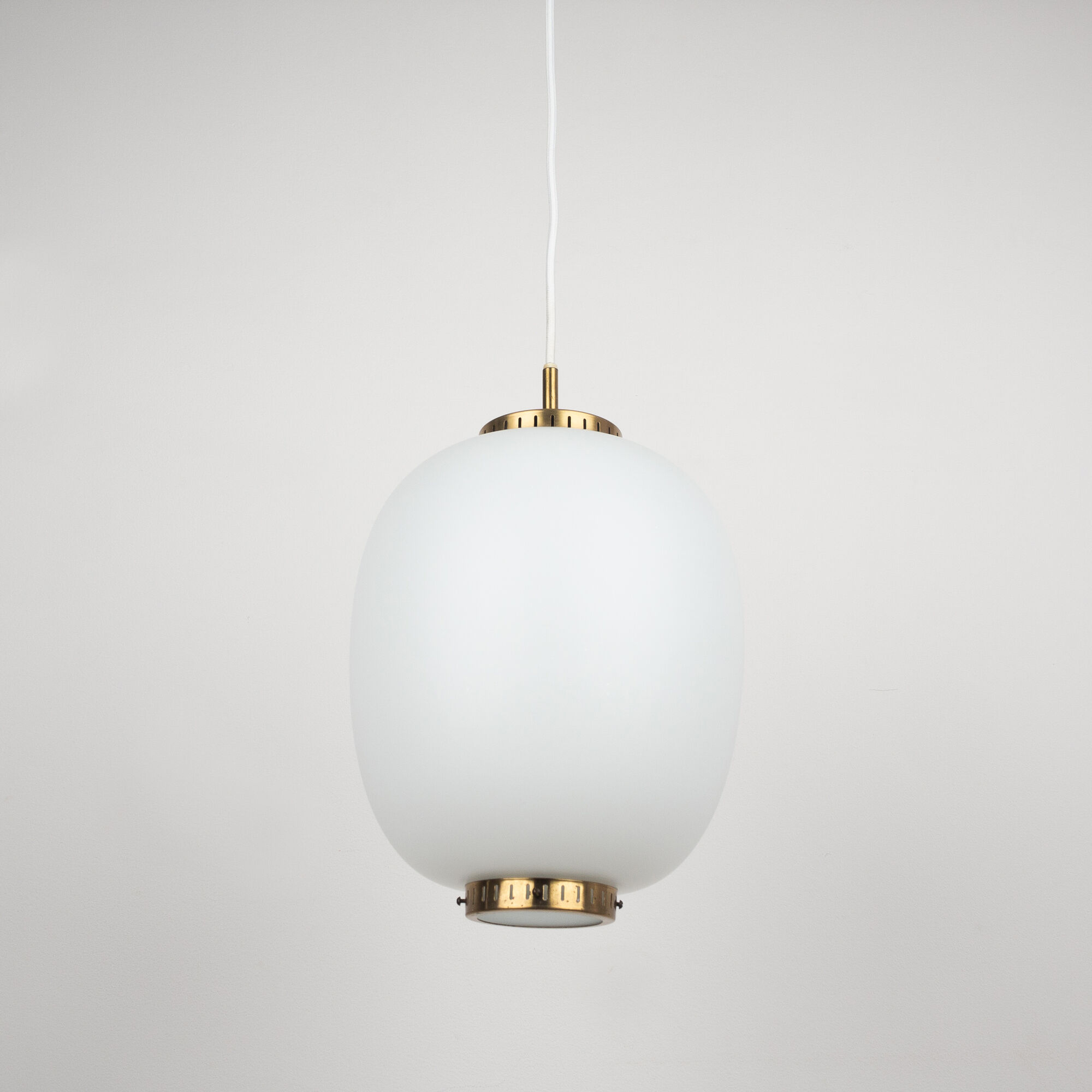 Danish mid-century pendant lamp Kina/China by Bent Karlby, Lyfa, 1946