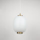 Danish mid-century pendant lamp Kina/China by Bent Karlby, Lyfa, 1946