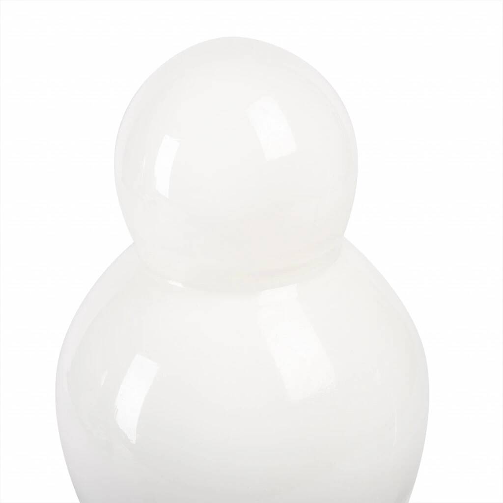 Original glass table lamp triplex opal