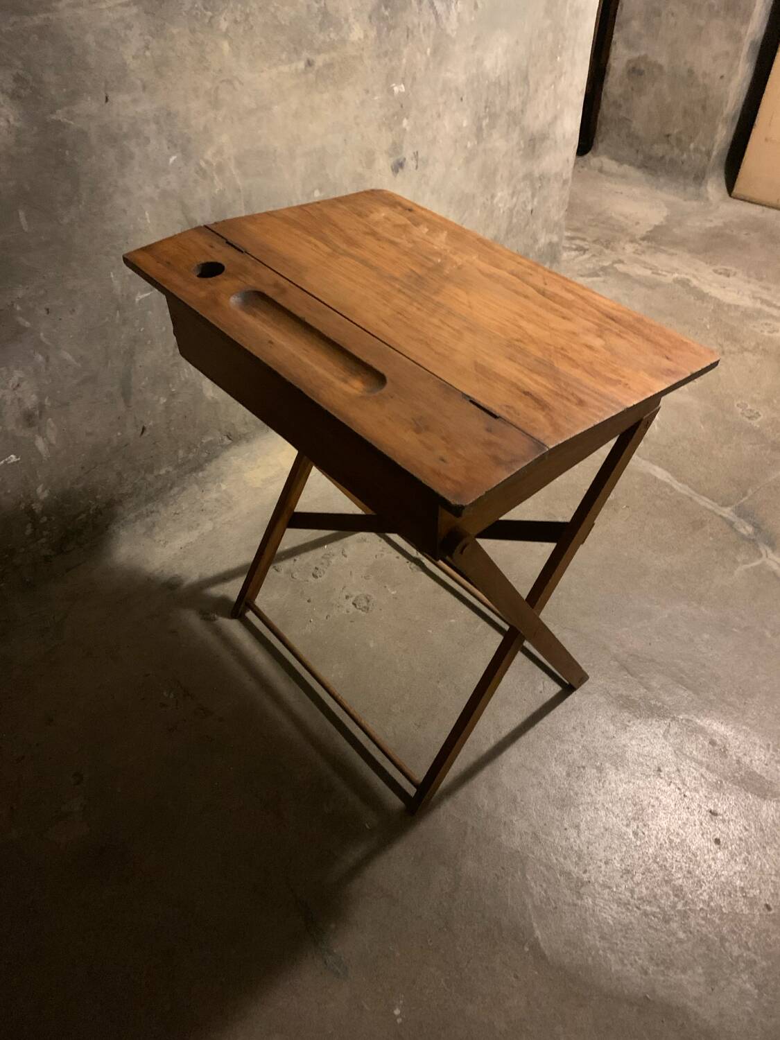 1950s folding school desk
