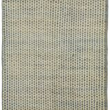 Handmade Turkish One of a Kind 154 cm x 195 cm Blue Wool Carpet