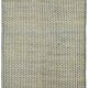 Handmade Turkish One of a Kind 154 cm x 195 cm Blue Wool Carpet