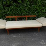 canape de repos scandinave , daybed FD 451 Hvidt et Nielsen signé