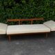 Scandinavian rest sofa, daybed FD 451 Hvidt and Nielsen signed
