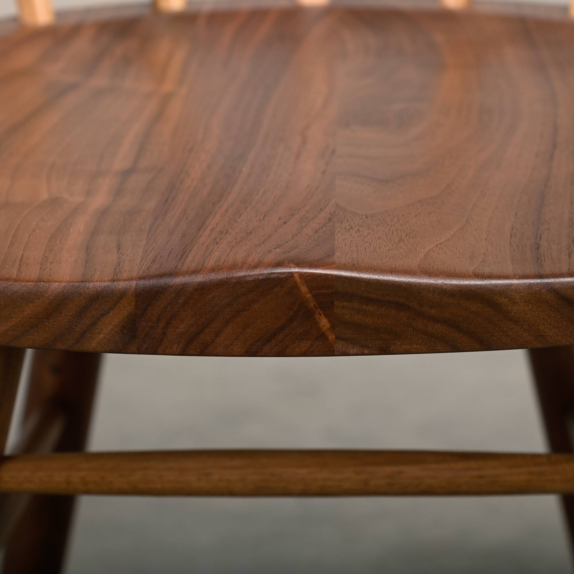 George Nakashima N19 Straight Chair in Walnut and Hickory for Knoll Studio