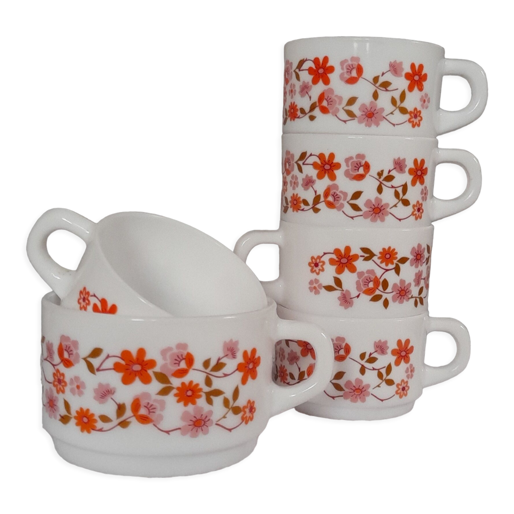 LOT DE 5 assiettes à dessert arcopal, modèle Scania . Etat neuf EUR 8,00 - FR