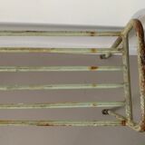 Antique metal bench