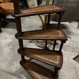 Victorian Leather Library Staircase, England