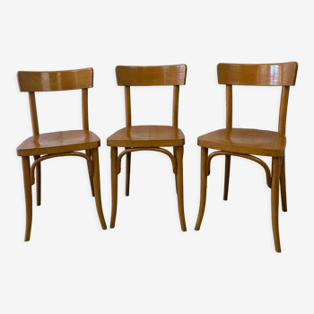 Série 3 chaises Thonet